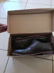 Men's Brown Leather Oxford Shoes - Size 42 - 5