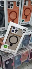 Kifaa cha Kufunika cha Matte Magnetic chenye Pete na MagSafe kwa iPhone 16 Pro Max - 2