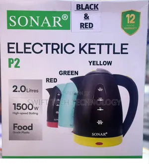 Sonar Electric Water Kettle 2 Liters