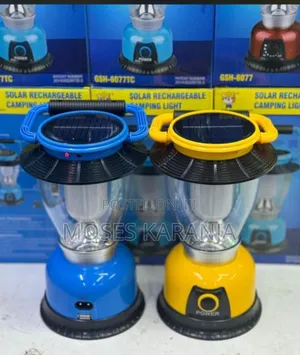Taa ya Dharura ya LED Inayochajiwa kwa Jua