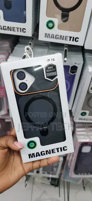 MagSafe Shockproof Case with Ring Kickstand for iPhone 16