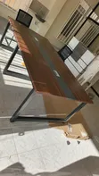Modern 2.4m Rectangular Office Boardroom Table - 1