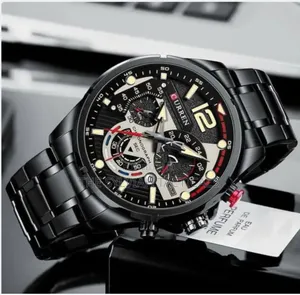 Saa ya Curren Chronograph kwa Wanaume #8395