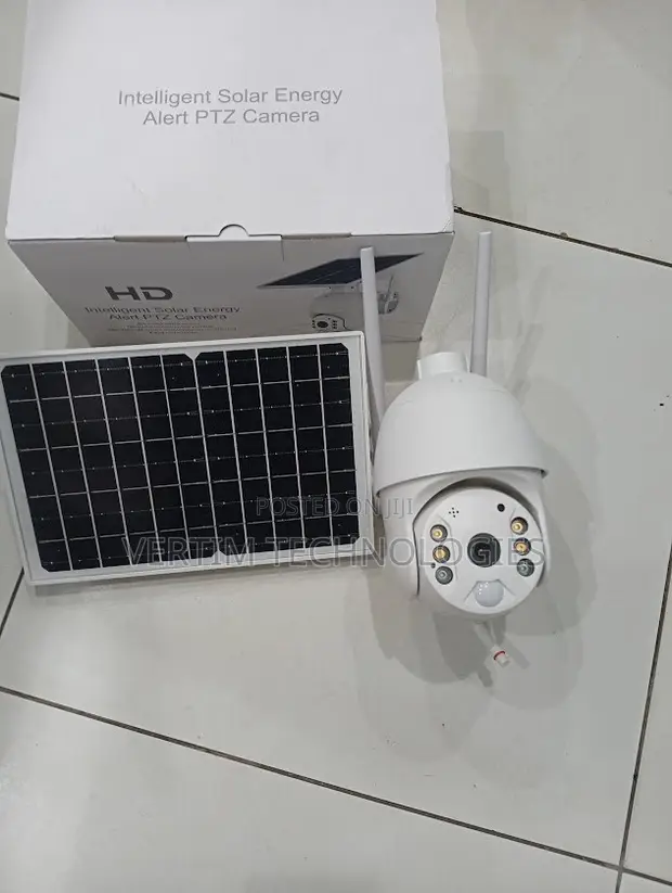 Ubox 4MP Solar CCTV Camera - Single Lens - 1