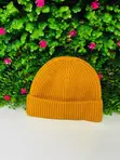 Mustard Premium Folded Cuff Knitted Beanie - Unisex - 2