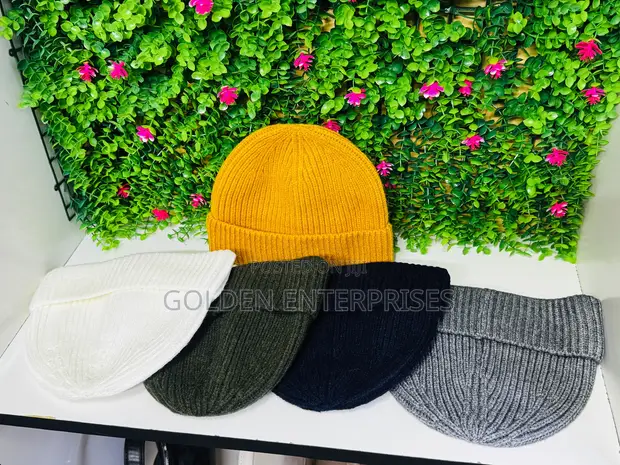 Unisex Premium Ribbed Knit Beanie Hat - 1