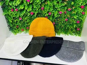 Unisex Premium Ribbed Knit Beanie Hat