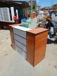 Dawati la Kisasa la Mapokezi na Kumaliza Mbao - 1
