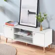 Kikasha cha TV cha Mbao chenye Kudumu kwa Sebule ya Kisasa - 5