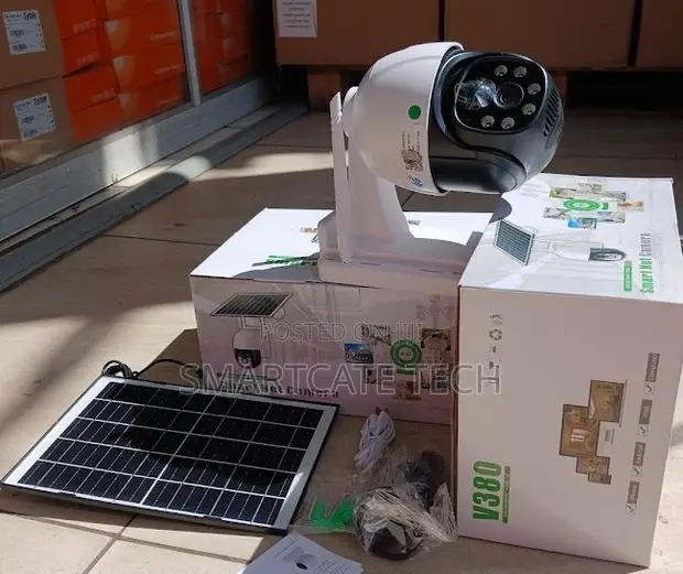 V380 4G Solar CCTV Camera with Night Vision - 1
