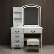 Dressing Room Lux Vanity Set with Sliding Mirrors - 4