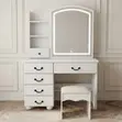 Dressing Room Lux Vanity Set with Sliding Mirrors - 5