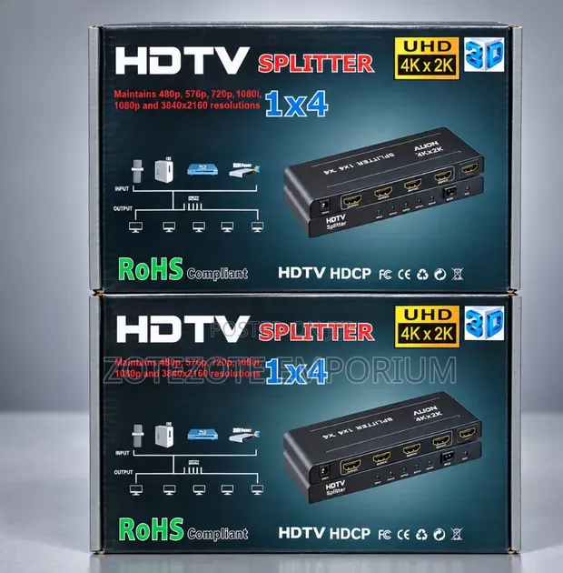 HDTV HDMI 1x4 Splitter - 1