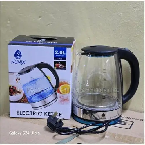 Nunix Electric Kettle - 2.0L Glass Jug - 1