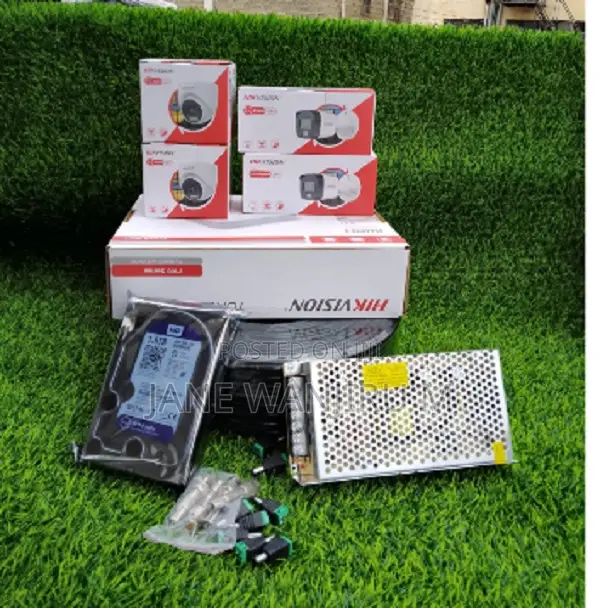 Hikvision 2MP 4 Channel HD CCTV Security Kit - 1
