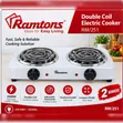 Ramtons RM/253 Cooker ya Sahani Mbili za Spiral - Nyeupe - 1