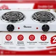 Ramtons RM/253 Cooker ya Sahani Mbili za Spiral - Nyeupe - 2