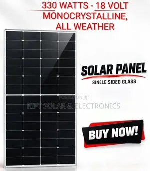 330W 18V Monocrystalline Solar Panels - Zote za Hali ya Hewa