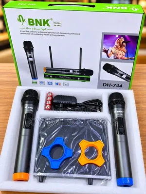 BNK Dual UHF Wireless Microphones - Sauti Safi