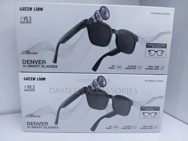Green Lion Denver Smart Glasses with AI Camera - 1