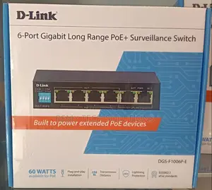D-Link DGS-F1006P-E 6-Port PoE Switch