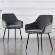 High Quality Padded Dining Chair - White - 2