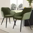 High Quality Padded Dining Chair - White - 3