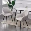 High Quality Padded Dining Chair - White - 4