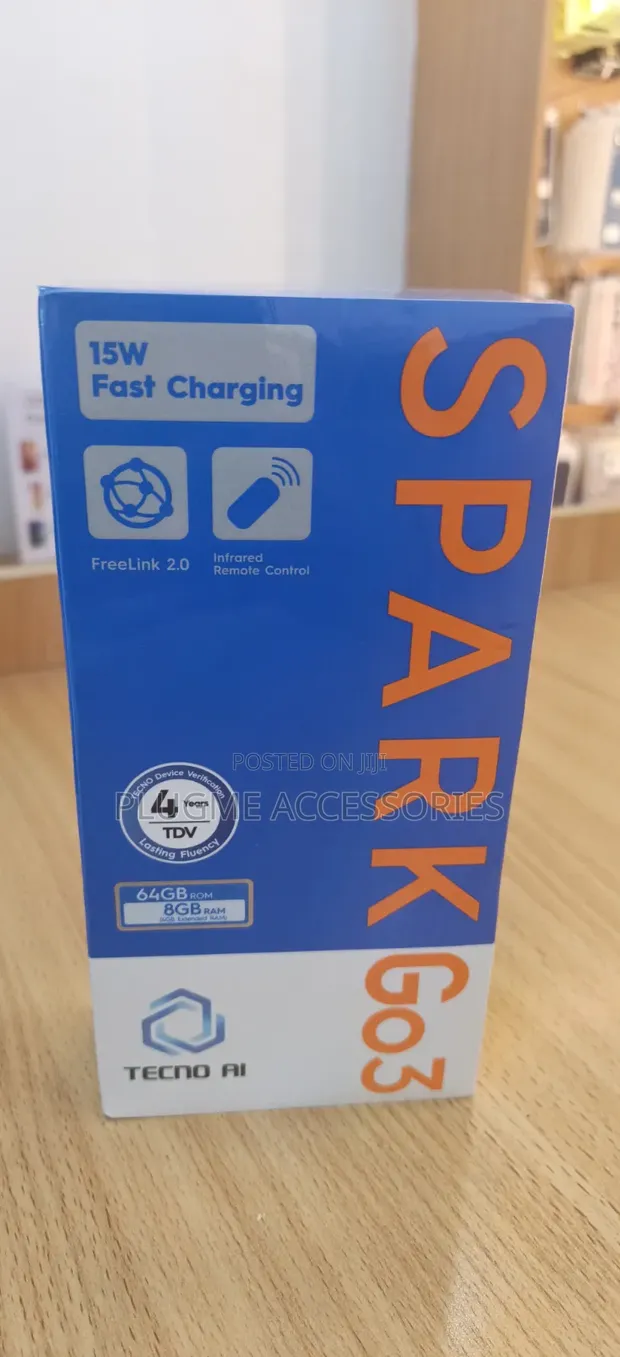 New Tecno Spark Go 3 64GB Black - 1