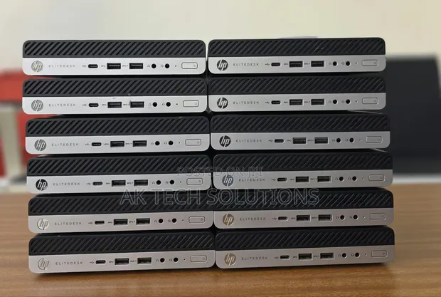 HP EliteDesk 705 G4 Desktop Computer - Ryzen 5, 8GB RAM, 256GB SSD - 1