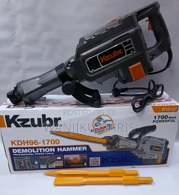 Kzubr 1700W Professional Demolition Hammer - 1