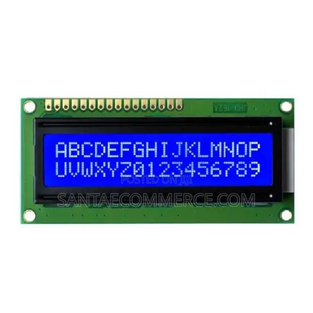 16x2 Character LCD Display Module (Blue Backlight) - 1