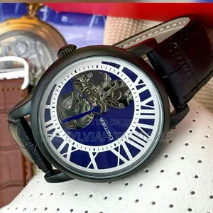 Saumu ya Cartier Automatic na Mkanda wa Ngozi