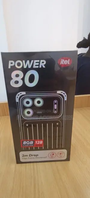 Itel Power 80 128GB Mpya Nyeusi