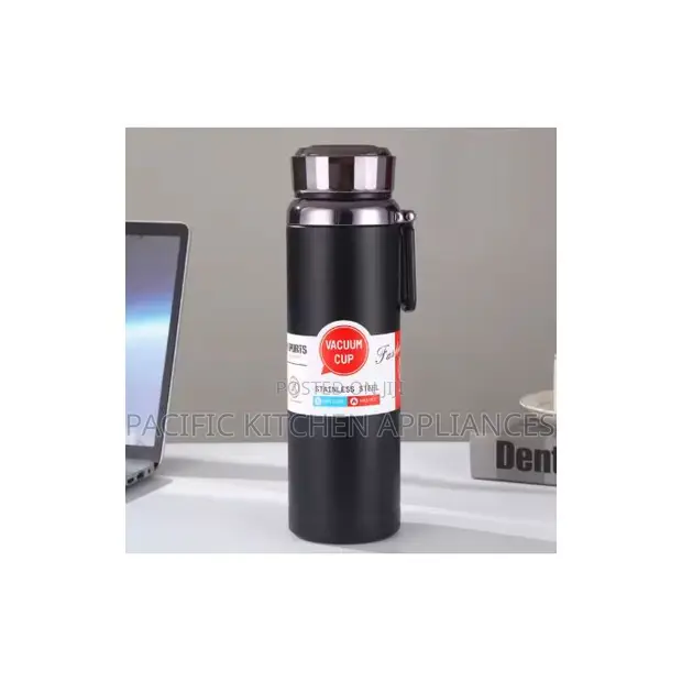 600ml Stainless Steel Double-Wall Vacuum Flask - 1