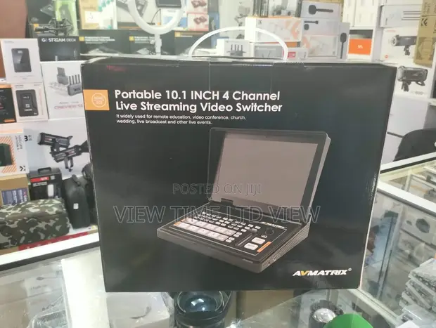 AVMATRIX Shark S4 Plus 4-Channel HDMI/SDI Video Switcher - 1