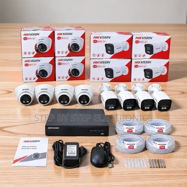 Hikvision 8-Channel 1080p Full HD CCTV Camera Kit with Color Night Vision - 1