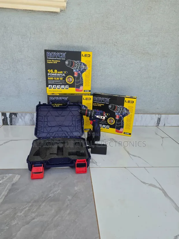 Royce 16.8V Cordless Drill Mpya Kabisa - 1