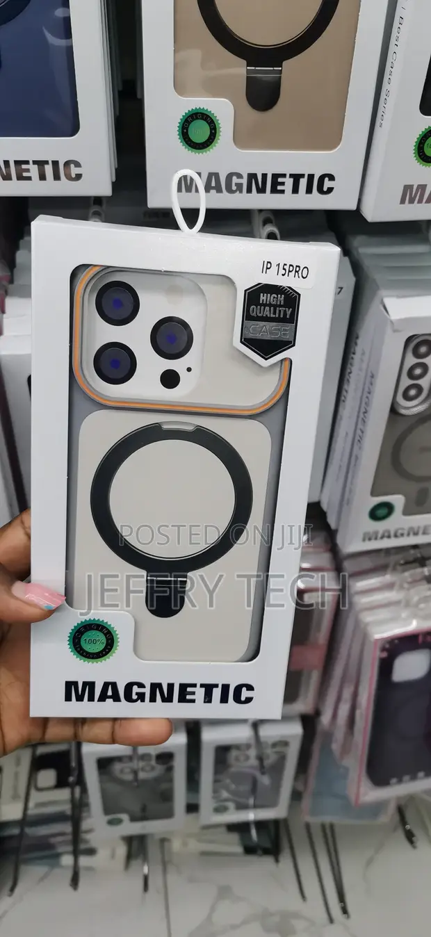 Kifaa cha Kioo chenye Pete ya Sumaku kwa iPhone 15 Pro - 1