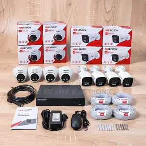 Hikvision 8-Channel 1080p CCTV Camera Kit na Voice Recording