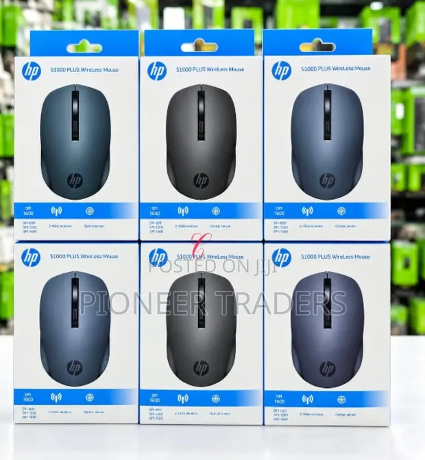 HP S1000 PLUS Silent Optical Wireless Mouse - 1