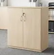 Wooden Executive Office Storage Credenza - 1