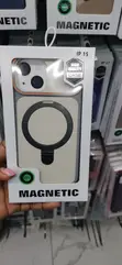 iPhone 15 Magnetic Case with Ring & Camera Protection - 1