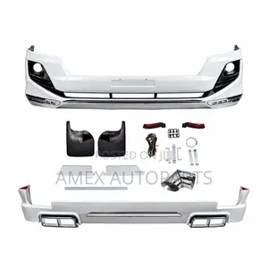 Front & Rear Bumper Lip Kit for Toyota Prado 150 (2015) - LED Type