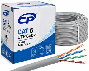 CP Indoor Semi Copper Cat 6 Cable ya Mtandao