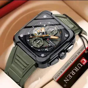Curren 8481 Men's Square Chronograph Watch