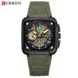 Curren 8481 Men's Square Chronograph Watch - 2