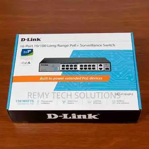 D-Link DES-F1016P-E 16-Port PoE+ Switch