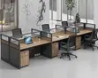 6-User Shared Office Desk Workstation - 1