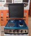 Eurochef 3 Gas + 1 Electric Table Top Cooker With Lid - 2